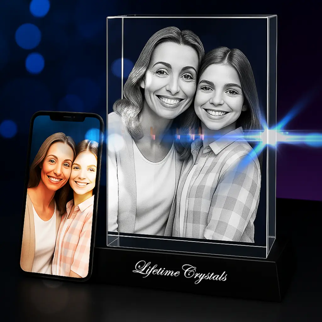 tower shaped 3d laser engraving